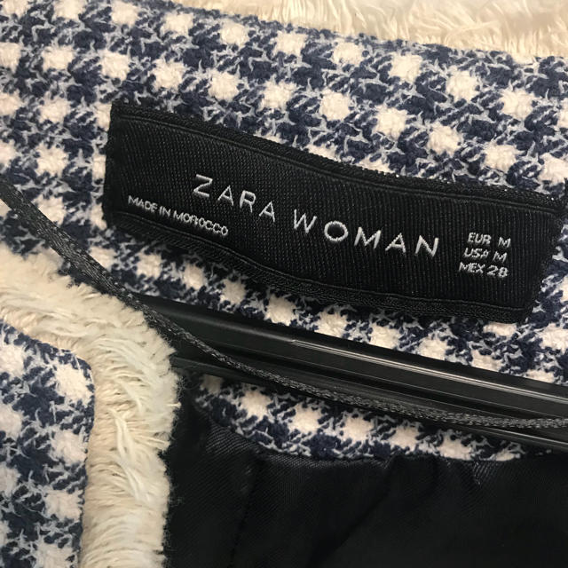 ZARA(ザラ)のZARA♡ギンガムチェックジャケット レディースのジャケット/アウター(ノーカラージャケット)の商品写真