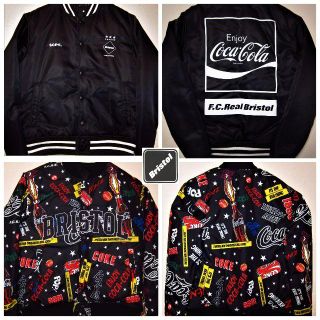 エフシーアールビー(F.C.R.B.)の★美品★FCRB COCA-COLAコカコーラ◇リバーシブルスタジャン (スタジャン)