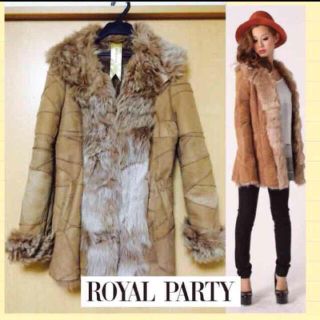 ロイヤルパーティー(ROYAL PARTY)のリアルファーコート新品(毛皮/ファーコート)