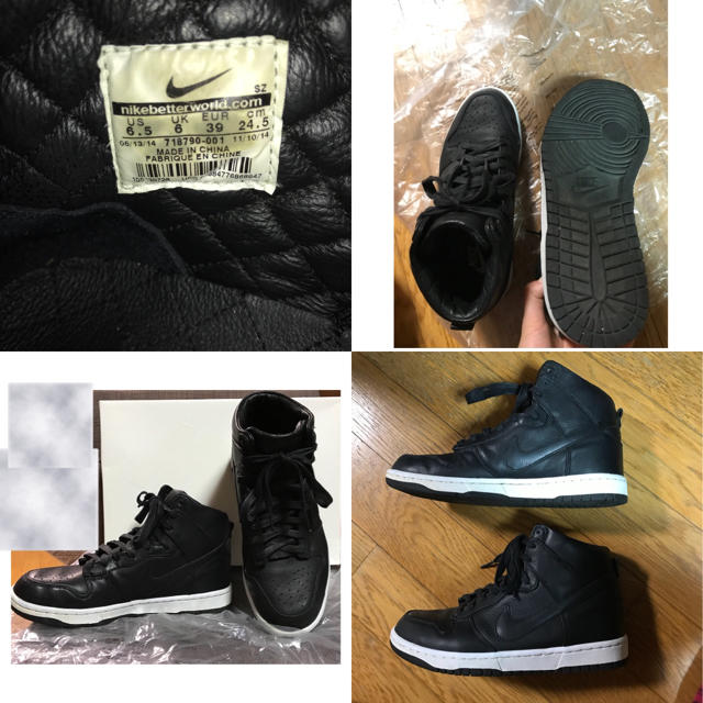 NIKE(ナイキ)の最終値下げ☆ナイキ dunk lux sp 24.5cm 黒 美品 メンズの靴/シューズ(スニーカー)の商品写真