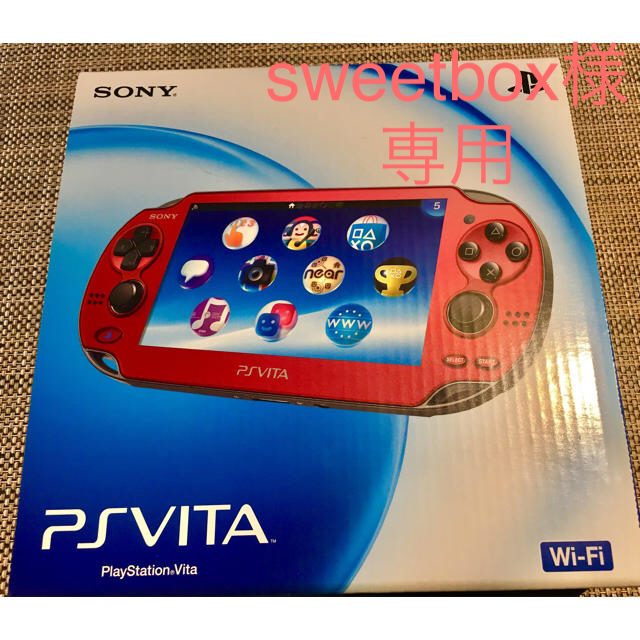 ゲームソフト/ゲーム機本体PS Vita 本体 [PCH-1000] 赤 FW3.67 メモカ16GB付き