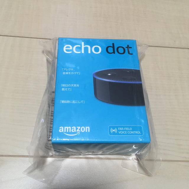 ECHO(エコー)の新品未開封のAmazon echo dot スマホ/家電/カメラのオーディオ機器(スピーカー)の商品写真