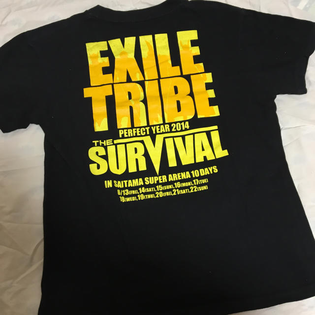 EXILE(エグザイル)のEXILETRIBE THE SURVIVAL ツアーTシャツ エンタメ/ホビーのタレントグッズ(ミュージシャン)の商品写真