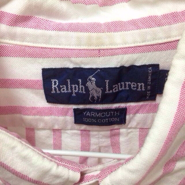 Ralph Lauren(ラルフローレン)のラルフローレン シャツワンピース ピンク レディースのワンピース(ミニワンピース)の商品写真