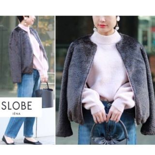 スローブイエナ(SLOBE IENA)の2016AW　フェイクファーZIPブルゾン(毛皮/ファーコート)