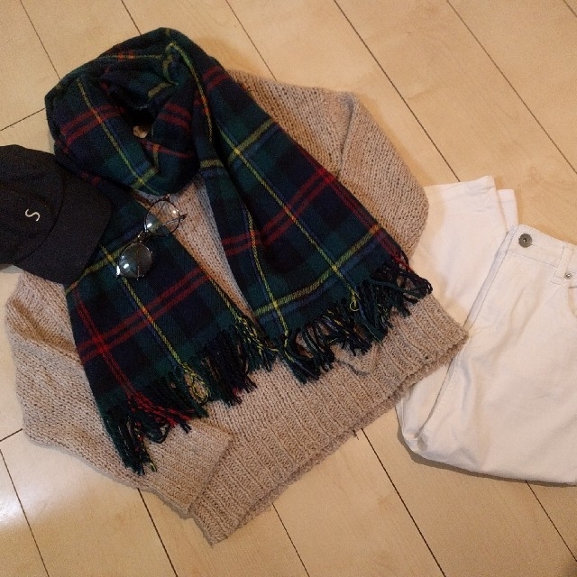 BEAMS(ビームス)の♡ BEAMS チェック ストール マフラー moussy SLY ♡ レディースのファッション小物(マフラー/ショール)の商品写真