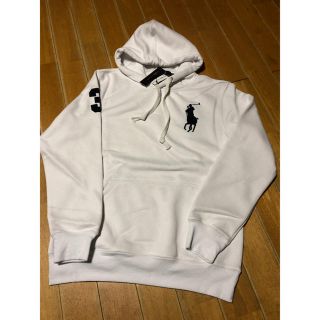 ポロラルフローレン(POLO RALPH LAUREN)の年末値下げ☆新品タグ付き 白 POLO ラルフローレン パーカー L(パーカー)