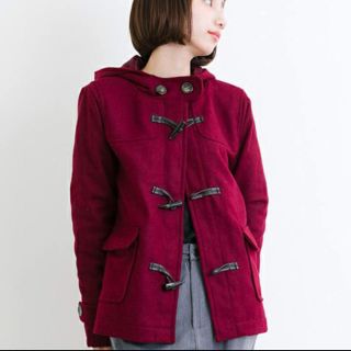 メルロー(merlot)の試着のみ merlot メルロー ショートダッフルコート L(ダッフルコート)