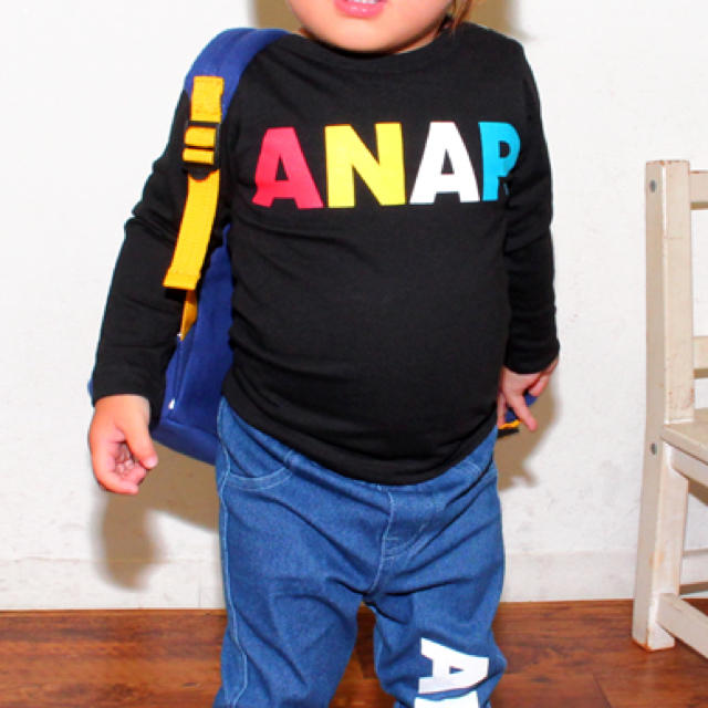 ANAP Kids(アナップキッズ)のANAP kids★ ロンＴ ２枚 セット キッズ/ベビー/マタニティのベビー服(~85cm)(Ｔシャツ)の商品写真