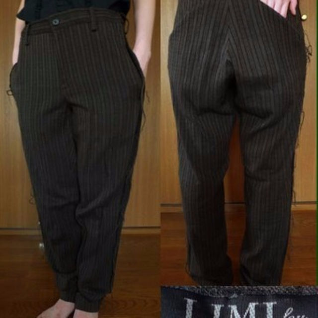 LIMI feu(リミフゥ)のリミ フゥ LIMI feu サルエル パンツ ヨウジ ヤマモト レア 美品 レディースのパンツ(サルエルパンツ)の商品写真
