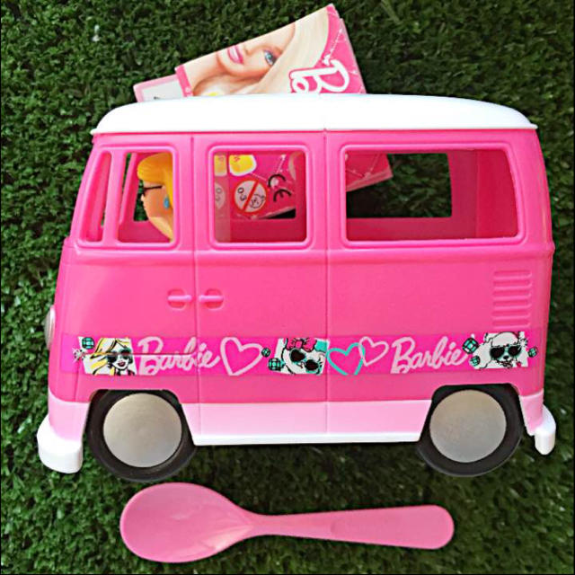 Barbie(バービー)のBarbie van バービーバン ミニカー エンタメ/ホビーのおもちゃ/ぬいぐるみ(ミニカー)の商品写真