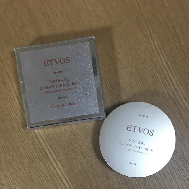 ETVOS(エトヴォス)のETVOS ♡ ミネラルクリアリップ&チーク ネーブルオレンジ コスメ/美容のベースメイク/化粧品(チーク)の商品写真