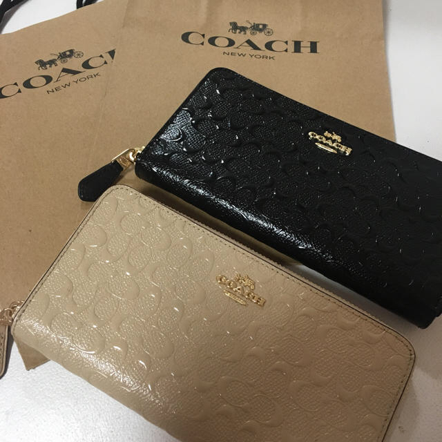 COACH♡ペア価格！シグネチャーラウンドファスナー長財布 新品未使用