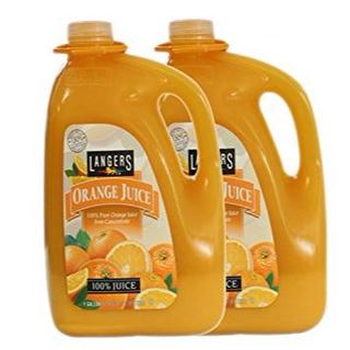コストコ(コストコ)のLANGERS ランガーズ 100％ピュアオレンジジュース 7.56L(ソフトドリンク)