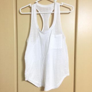 ルルレモン(lululemon)のルルレモン tank top white 4(ヨガ)