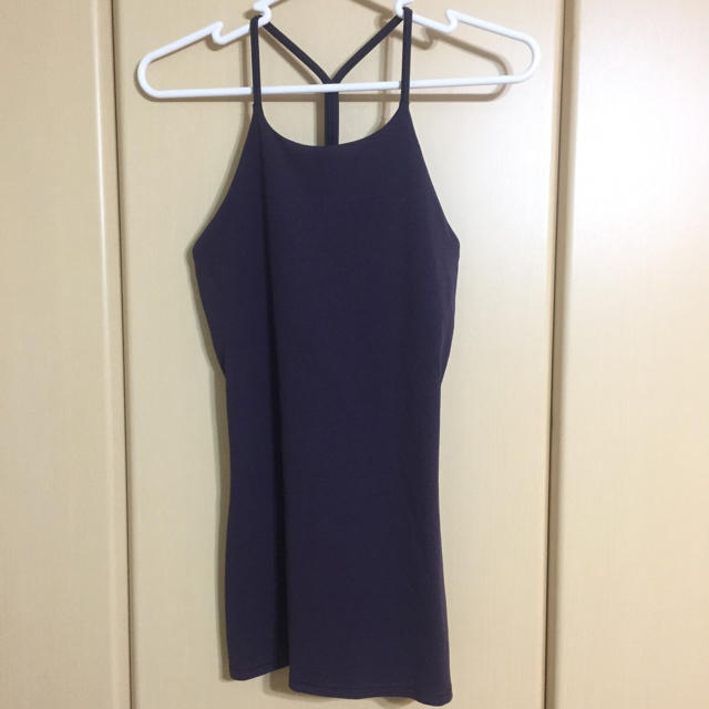 lululemon(ルルレモン)のルルレモン purple tank top 4 スポーツ/アウトドアのトレーニング/エクササイズ(ヨガ)の商品写真