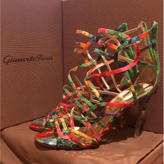 ジャンヴィットロッシ(Gianvito Rossi)のジャンヴィットロッシ グラディエーター サンダル 36(サンダル)