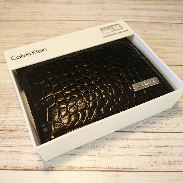 Calvin Klein(カルバンクライン)のCalvin Klein 折り財布 ブラック メンズのファッション小物(折り財布)の商品写真