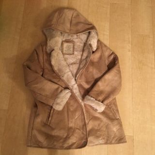 ザラキッズ(ZARA KIDS)のザラ ZARA ムートンコート ベージュ(ムートンコート)