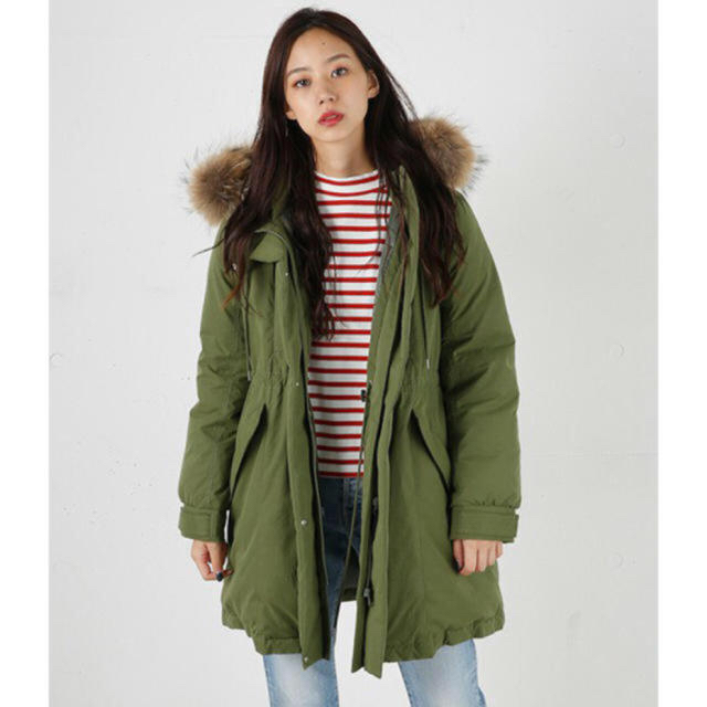 moussy(マウジー)の《 moussy 》新品 タグ付 N3B ダウンコート モッズコート レディースのジャケット/アウター(モッズコート)の商品写真