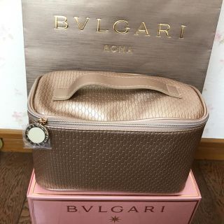 ブルガリ(BVLGARI)のブルガリ ピンクゴールド バニティポーチ 新品未使用(ポーチ)