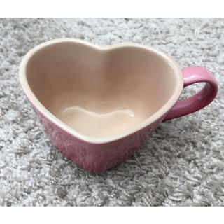 ルクルーゼ(LE CREUSET)のルクルーゼ ハートマグ 難あり(グラス/カップ)