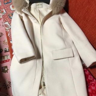 まずコメントを様専用★クロパラ 5WAY コート オフホワイト(ロングコート)