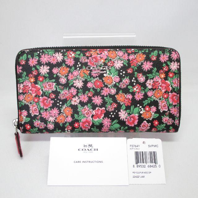 COACH(コーチ)の★お得！値下げ★新品★コーチ　COACH　長財布　F57641　花柄 レディースのファッション小物(財布)の商品写真