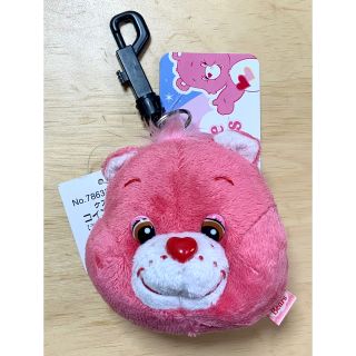 ケアベア(CareBears)のケアベア☆新品☆コインパース☆小銭入れ☆フック付き☆チャーム(キャラクターグッズ)