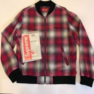 シュプリーム(Supreme)のsupreme shadow plaid bomber jacket Mサイズ(その他)