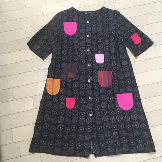 マリメッコ(marimekko)のmarimekko ハッピードレス (ひざ丈ワンピース)