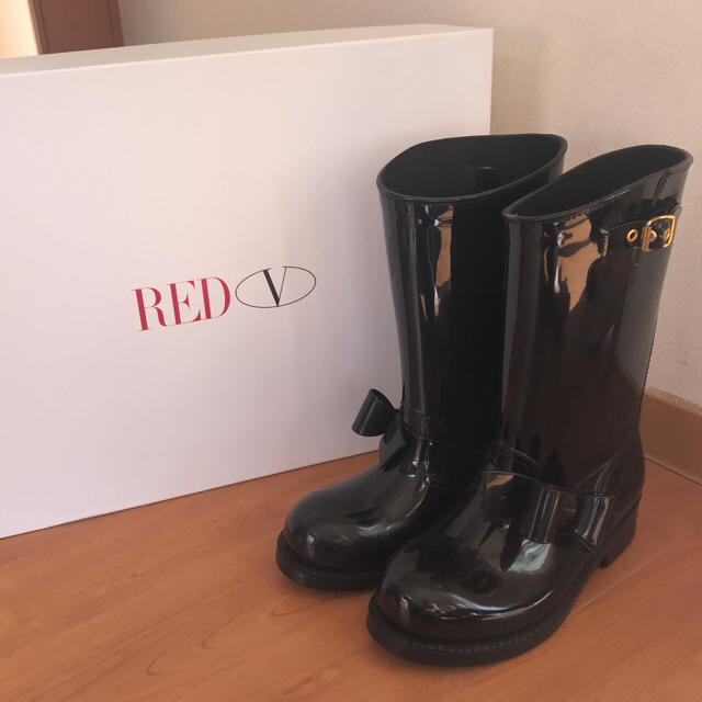 RED VALENTINO(レッドヴァレンティノ)の購入者さま決定済 RED VALENTINO レインブーツ  レディースの靴/シューズ(レインブーツ/長靴)の商品写真