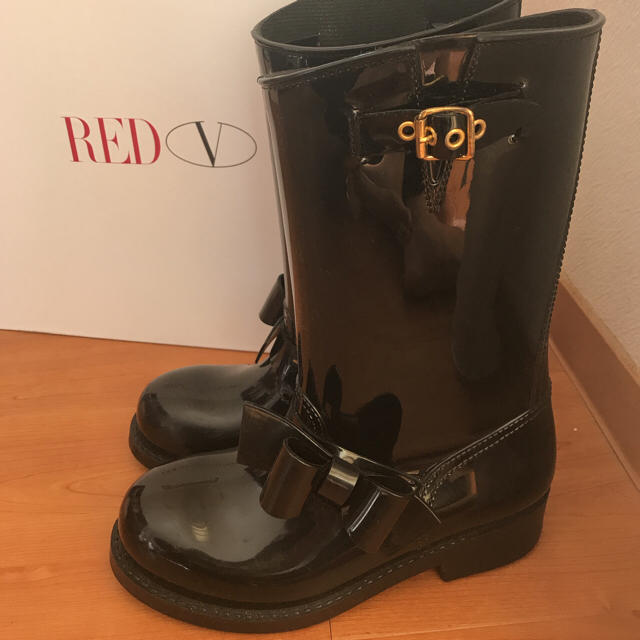 RED VALENTINO(レッドヴァレンティノ)の購入者さま決定済 RED VALENTINO レインブーツ  レディースの靴/シューズ(レインブーツ/長靴)の商品写真