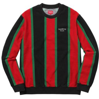 シュプリーム(Supreme)のM Supreme Vertical Pique Crewneck(ニット/セーター)