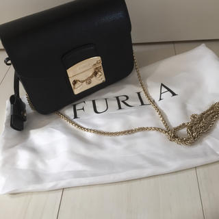 フルラ(Furla)の♥︎FURLA フルラ 新品未使用 メトロポリス 国内正規品 ブラック 黒♥︎(ショルダーバッグ)