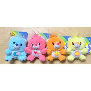 ケアベア(CareBears)のケアベア☆新品☆ぬいぐるみ☆キーチェーン☆4点セット(キャラクターグッズ)