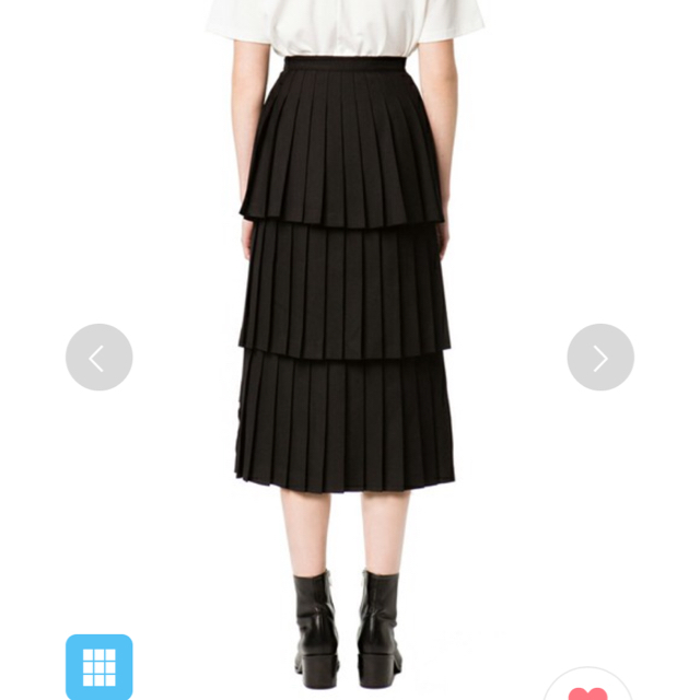 【完売人気商品】CLANE プリーツ スカート レディースのスカート(ひざ丈スカート)の商品写真