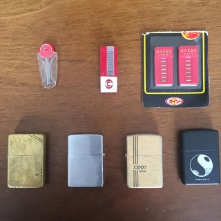 ジッポー(ZIPPO)のジッポ4個 訳あり おまけ付き(タバコグッズ)