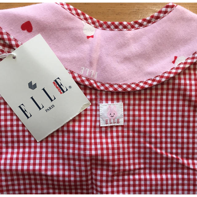 ELLE(エル)のELLE☆女の子用☆スタイ☆新品タグ付き キッズ/ベビー/マタニティのこども用ファッション小物(ベビースタイ/よだれかけ)の商品写真