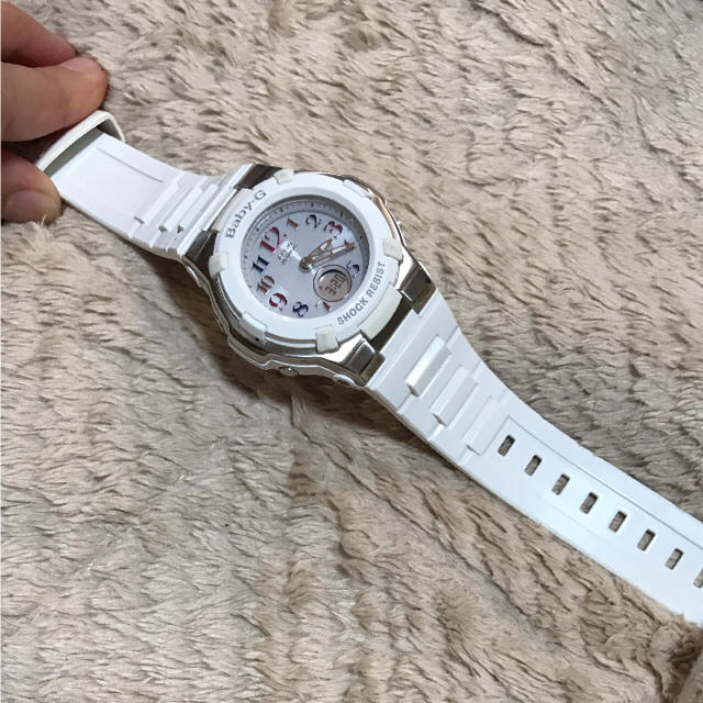 Baby-G(ベビージー)のBaby-G ホワイト 腕時計 レディースのファッション小物(腕時計)の商品写真