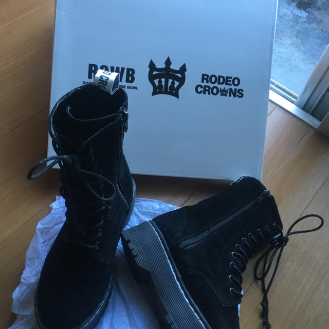 RODEO CROWNS(ロデオクラウンズ)のRODEO CROWNS　ブーツ　ヒョウトキ様専用 レディースの靴/シューズ(ブーツ)の商品写真