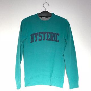 ヒステリックグラマー(HYSTERIC GLAMOUR)のヒステリックグラマー カレッジプリント スウェットニット グリーン S(スウェット)