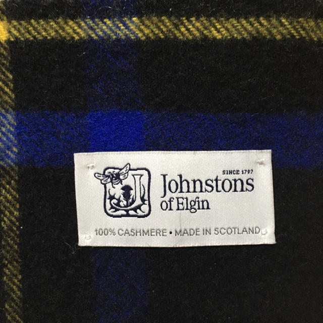 Johnstons(ジョンストンズ)のJohnstons（ジョンストンズ）カシミアストール ハンドメイドのファッション小物(マフラー/ストール)の商品写真