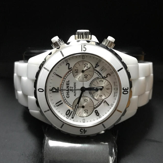 CHANEL(シャネル)の正規品 美品！ CHANEL J12 クロノメンズ メンズの時計(腕時計(アナログ))の商品写真