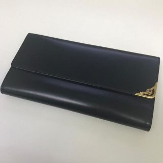 カルティエ(Cartier)の専用 カルティエ　サファイアライン　長財布　黒　レザー　がま口小銭入れ(財布)