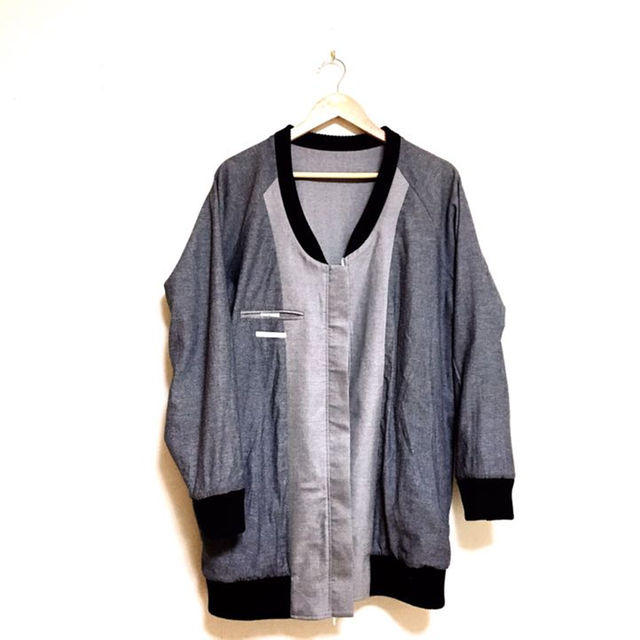 COMME des GARCONS HOMME PLUS(コムデギャルソンオムプリュス)の2011AW ffiXXed-Elongated Bomber Long メンズのジャケット/アウター(ブルゾン)の商品写真