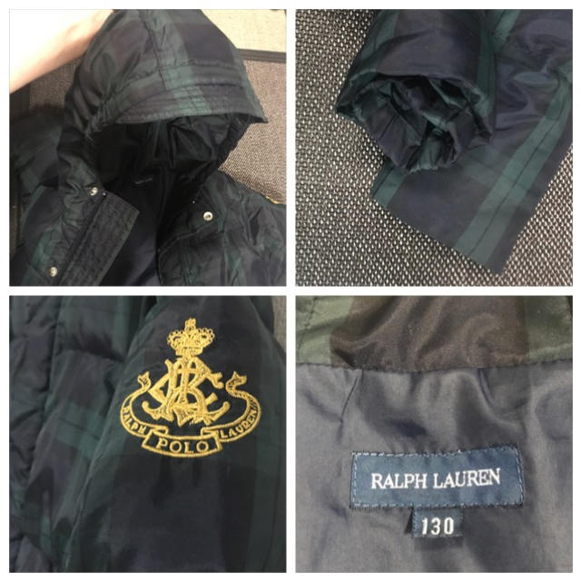 Ralph Lauren(ラルフローレン)のRALPH LAURENダウンコート サイズ120 130 キッズ/ベビー/マタニティのキッズ服男の子用(90cm~)(ジャケット/上着)の商品写真