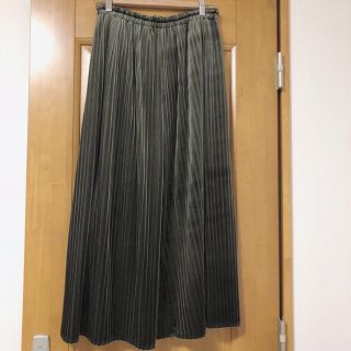 ダブルクローゼット(w closet)のベロアプリーツワイドパンツ(カジュアルパンツ)