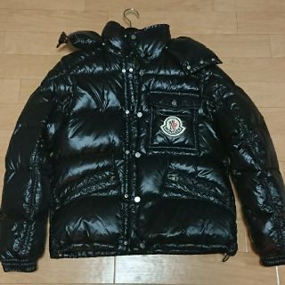 モンクレール(MONCLER)のMONCLER K2 ブラック サイズ2 ほぼ新品 モンクレール(ダウンジャケット)