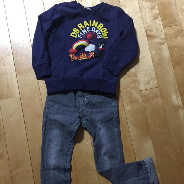 mikihouse(ミキハウス)のDB トレーナー 120 キッズ/ベビー/マタニティのキッズ服男の子用(90cm~)(Tシャツ/カットソー)の商品写真